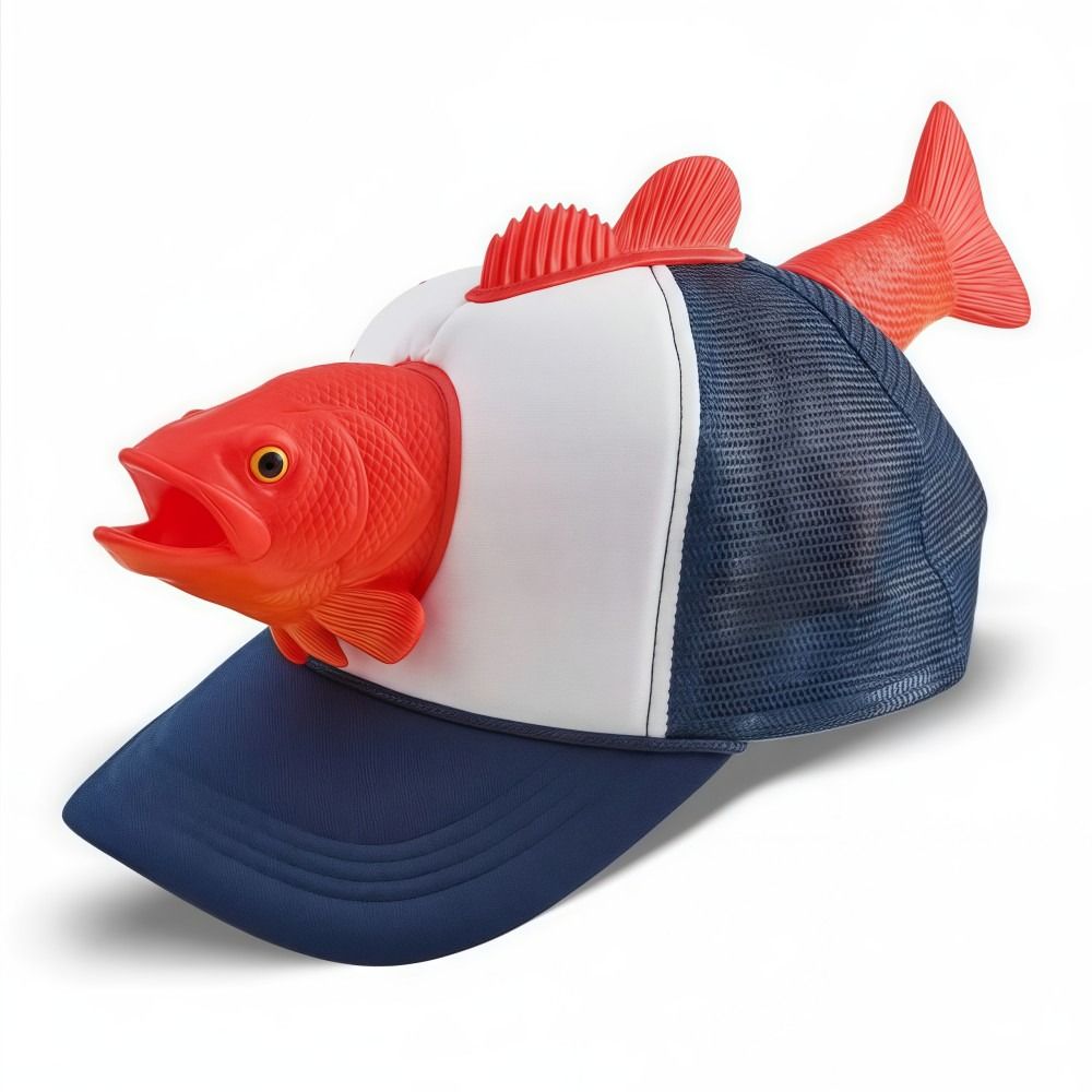 หมวกแก๊ปตาข่ายลายปลา 3 มิติ ตล - Trucker Cap Mesh บทวิจารณ์และราคา