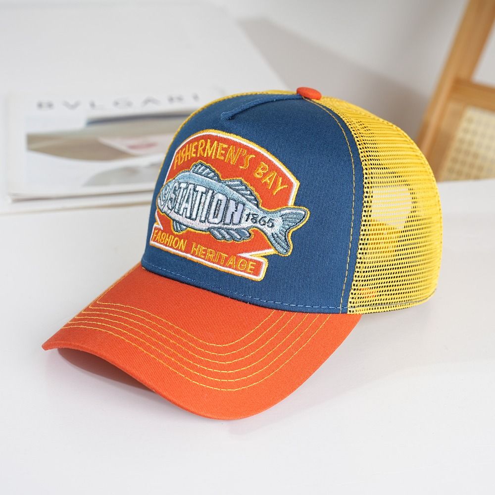 หมวกกลางแจ้ง หมวกตกปลา ระบายอา - Trucker Cap Mesh บทวิจารณ์และราคา