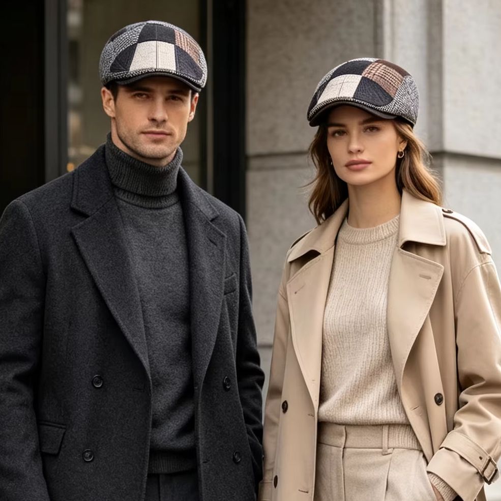 High-End Classic Men's Patchwo - Newsboy Cap Ivy บทวิจารณ์และราคา