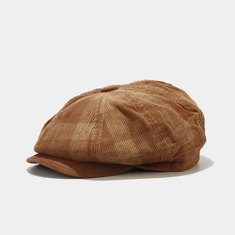 หมวกแก๊ปทรงนิวส์บอยผ้าคอร์ดูรอ - Newsboy Cap Ivy บทวิจารณ์และราคา