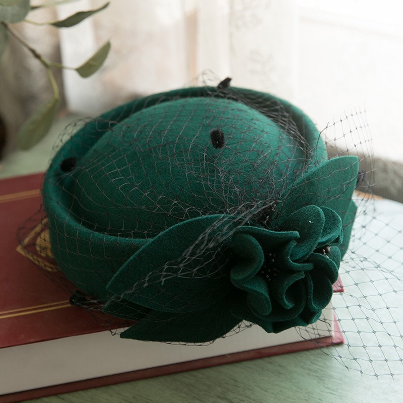 หมวกเบเร่ต์ขนสัตว์วินเทจสไตล์ฝ - Beret French Wool บทวิจารณ์และราคา